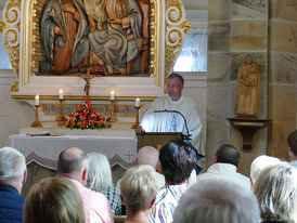 100 Jahrfeier Weingartenkapelle in Naumburg mit Bischof Dr. Michael Gerber (Foto. Karl-Franz Thiede)